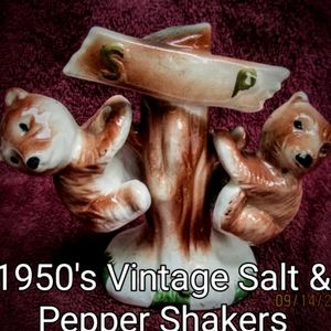 1950's Vintage Salt and Pepper shakers.